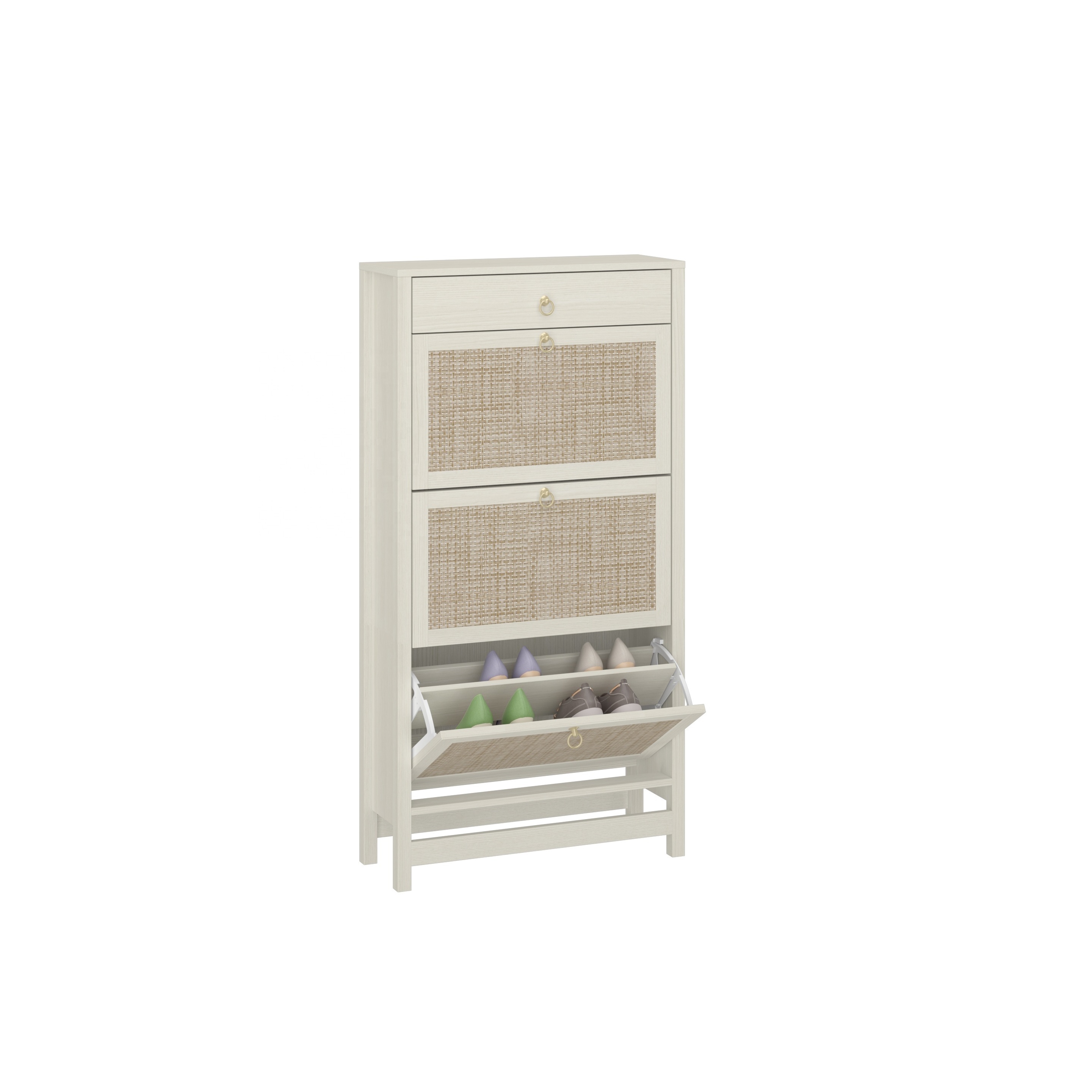 organizador de zapatos natural rattan shoe rack cabinet Shoe Cabinet Shoe Rack Storage Organizer Cabinet