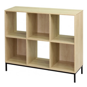 6-Cube Organizer  bookcase storage display shelves cube bookshelves for living room Freestanding Decorative Storage