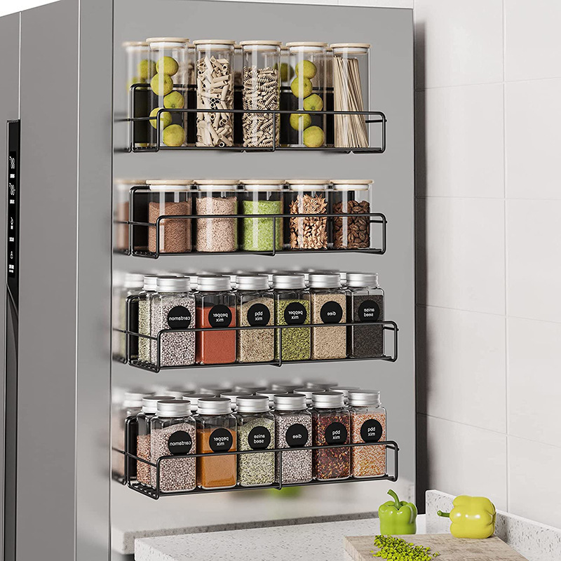 Magnetic Fridge Shelf For Kitchen Spice Organizer Magnetic Shelf