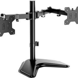 Heavy Duty Dual Monitor Stand Holds up to 22 lbs Dual Monitor Arm with Height Adjustable Tilt Rotate