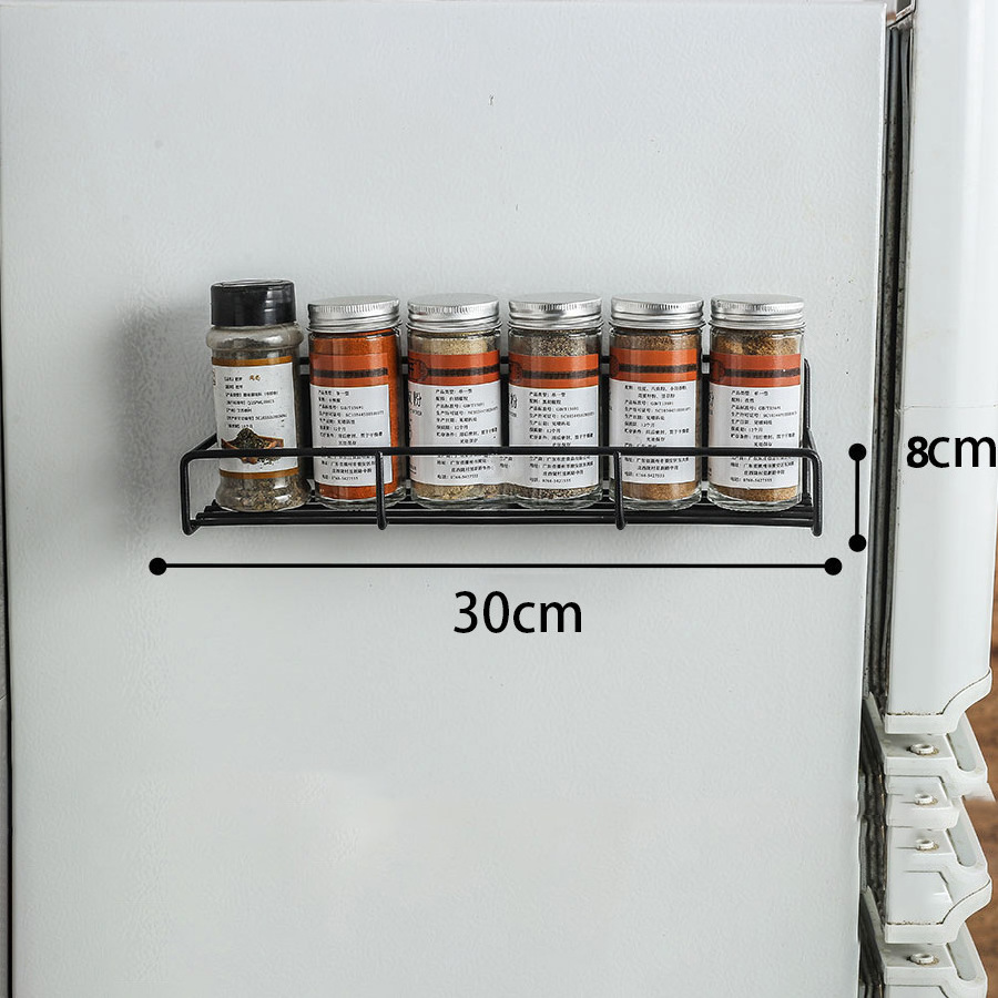 Magnetic Fridge Shelf For Kitchen Spice Organizer Magnetic Shelf