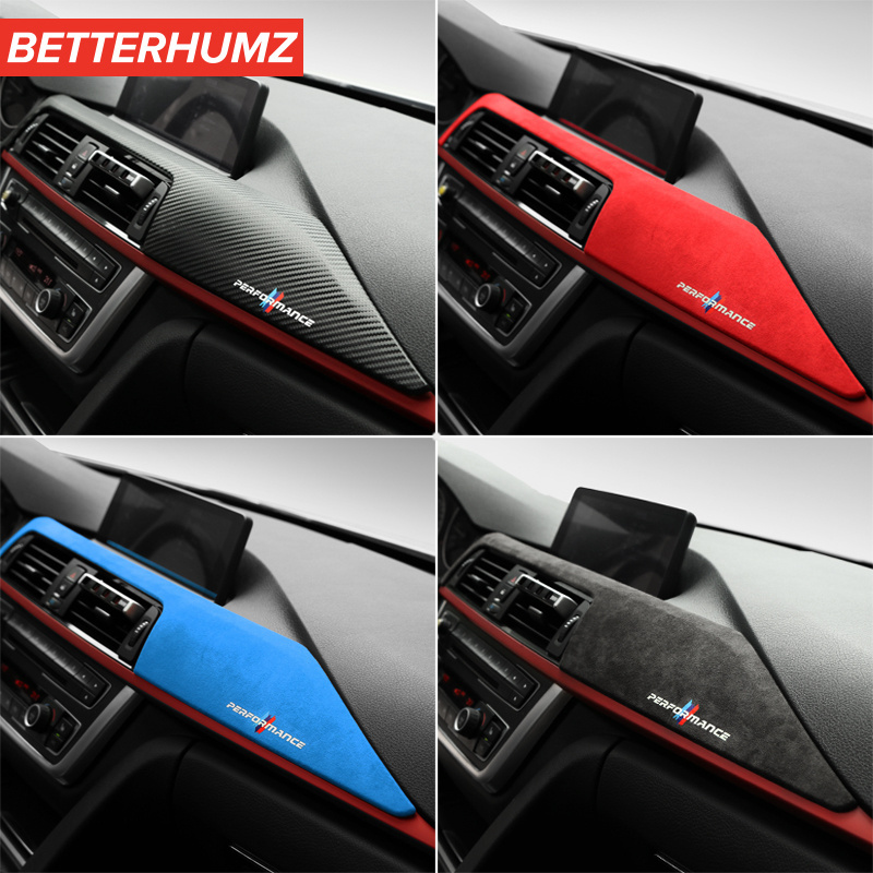 For Alcantara Car Dashboard Panel Cover Trim For BMW F30 F31 F32 F34 F36 3gt 3 4 Series Accessories Car interior Decoration