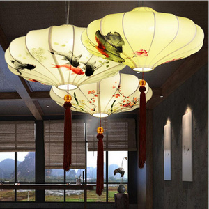 Fabric Classic Droplight Lantern