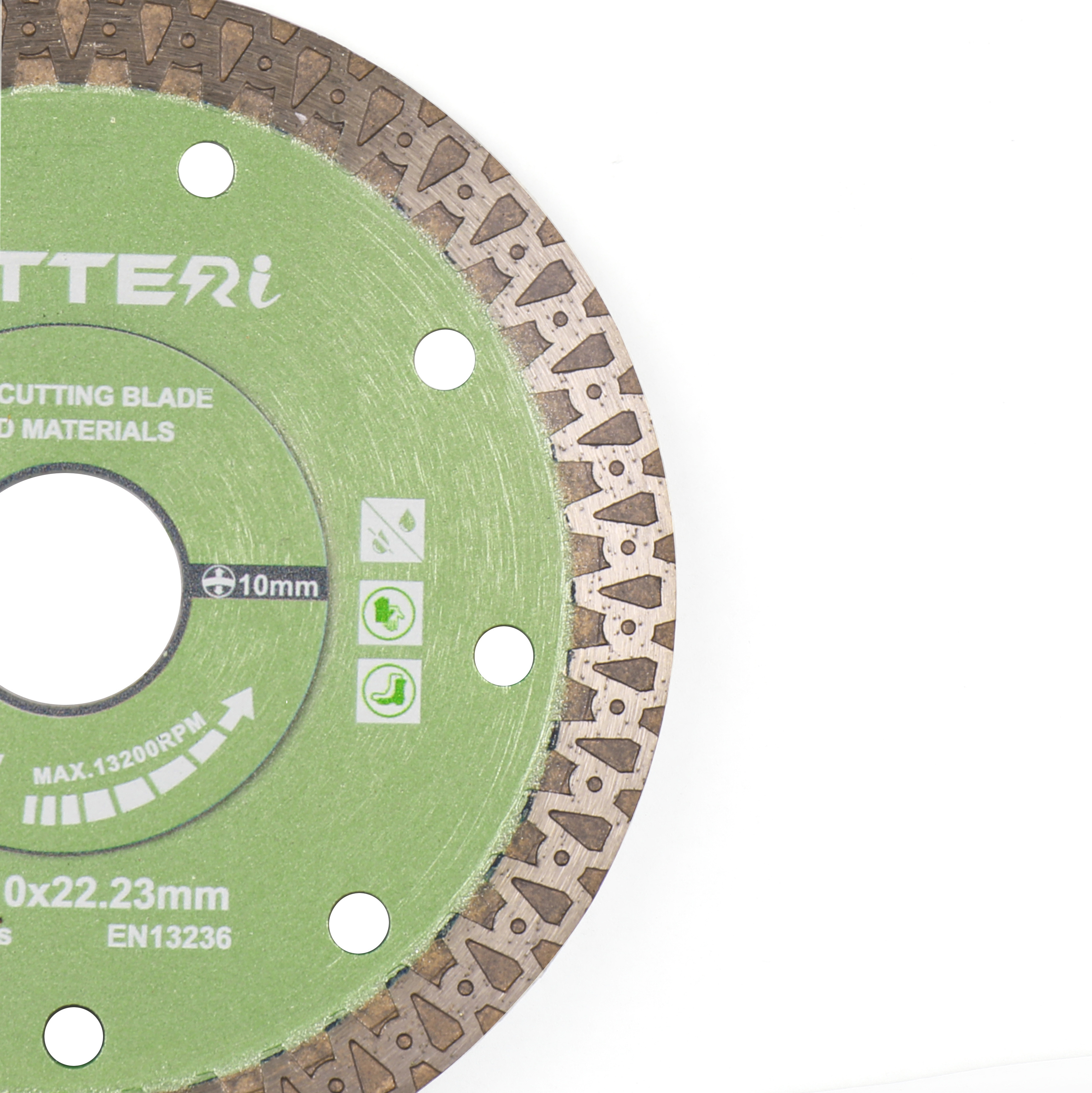 Dry wet Diamond Tile Cutting Blade Angle Grinder Blade continuous smooth rim saw blade.