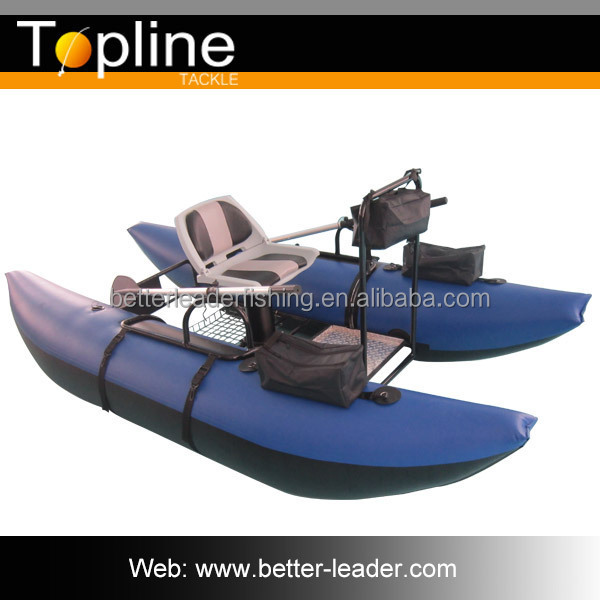 2.3m-4.6m Inflatable pontoon boat fishing for outdoor sports