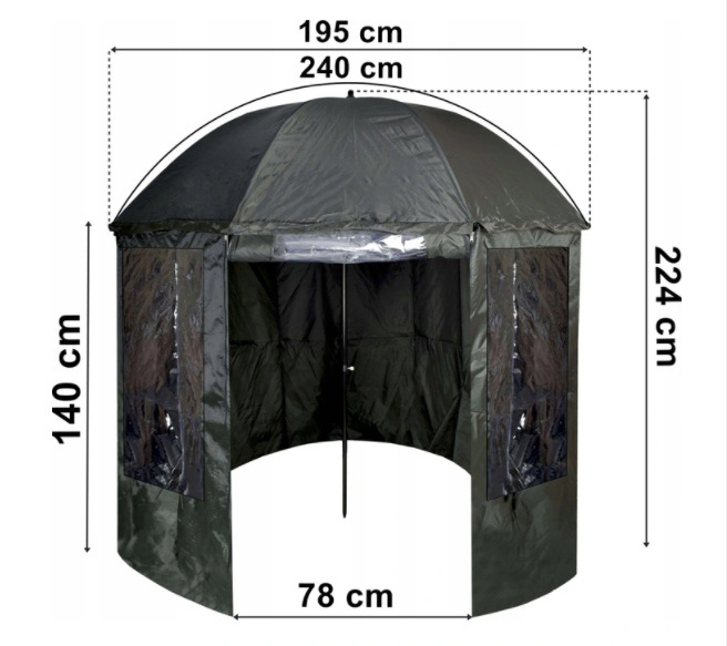 Cheap Foldable Waterproof Carp Sun Tent Fashionable Beach PVC Carp Sea Fishing Umbrella Tent