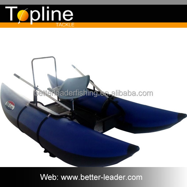 2.3m-4.6m Inflatable pontoon boat fishing for outdoor sports