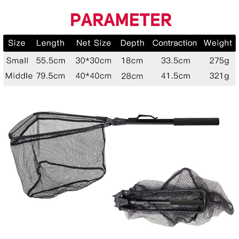 Topline China Cheap Fishing Nets For Sale  Aluminum Landing Net Floating Fishing Landing Net With Telescopic Pole red de pesca