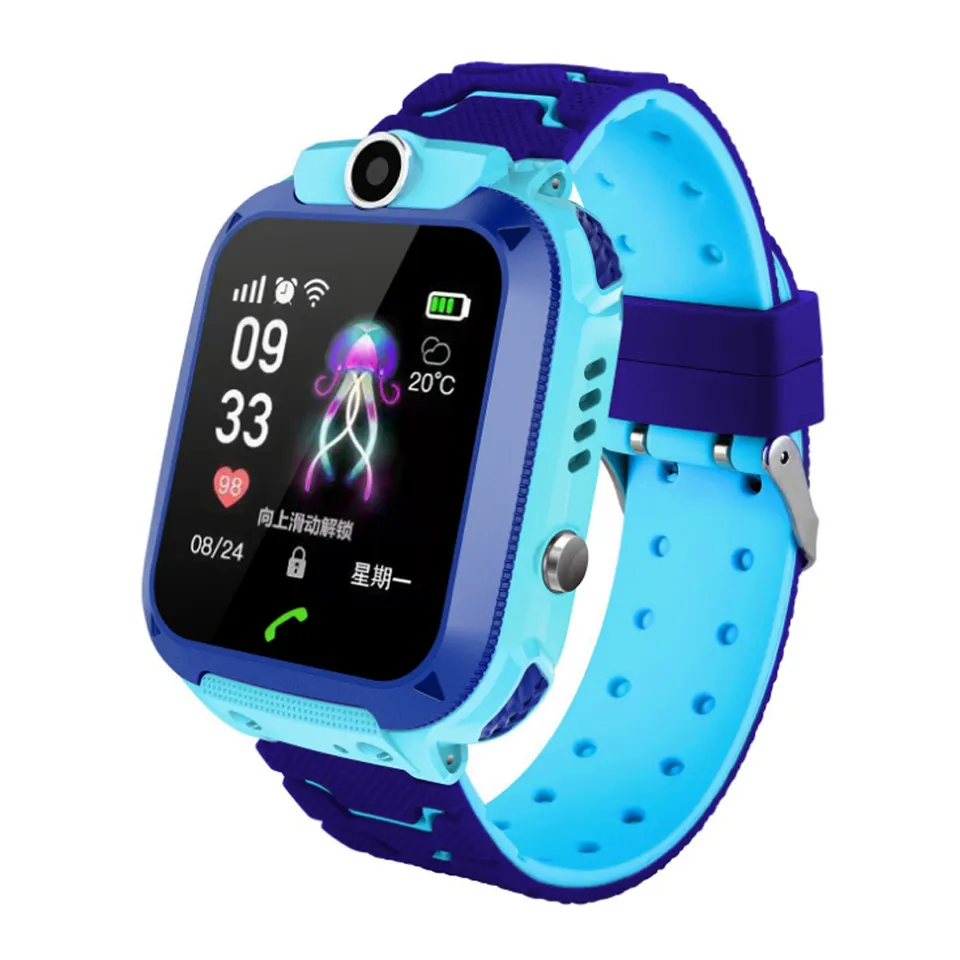 Q12 Child Smartwatch Camera Baby Sos Tracker Pk Q19 Smart Watch Anti Lost Sim Bracelet Alarm Waterproof Phone Call Wrist Kids