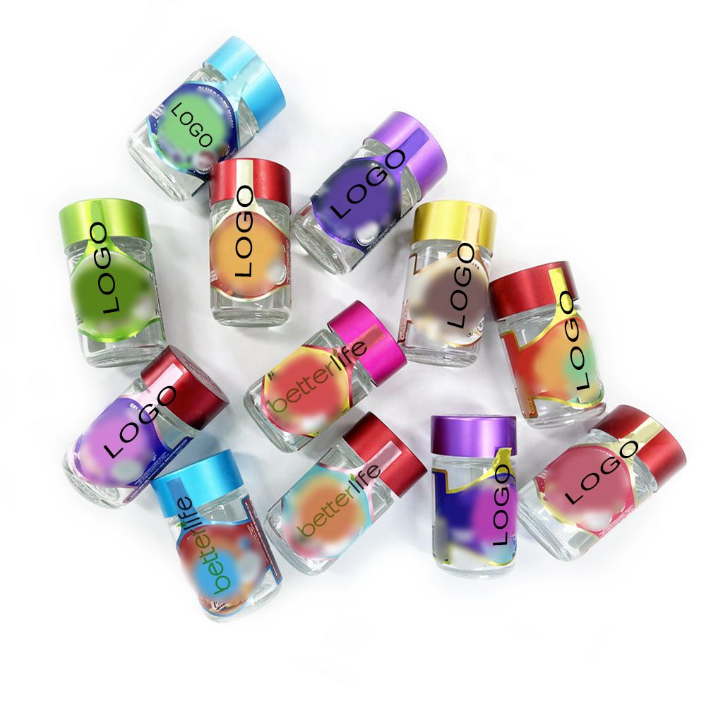 Free sample Child Proof Lid Glass Bottle Containers With 2.5 Gram 5-pack Pre cartridge packaging Glass Jar Packaging