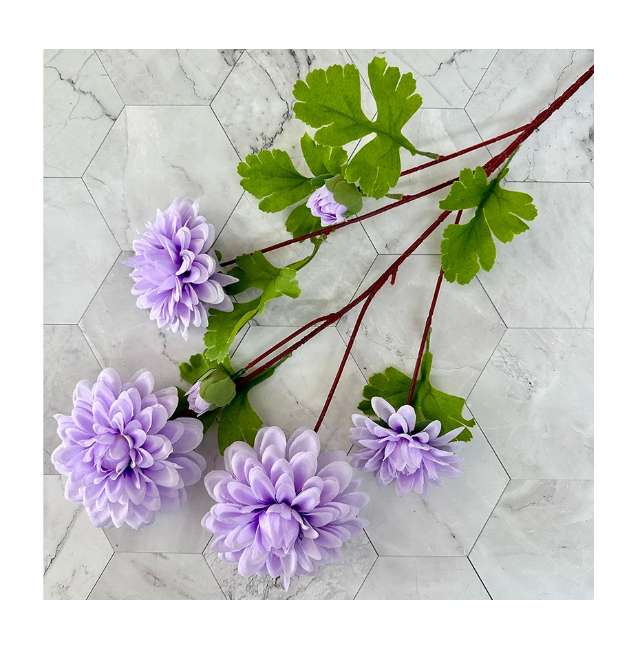 betterlove Wholesale Indoor Outdoor Home Decoration Real Touch Dahlia Flower Artificial Funeral Decorations Flower