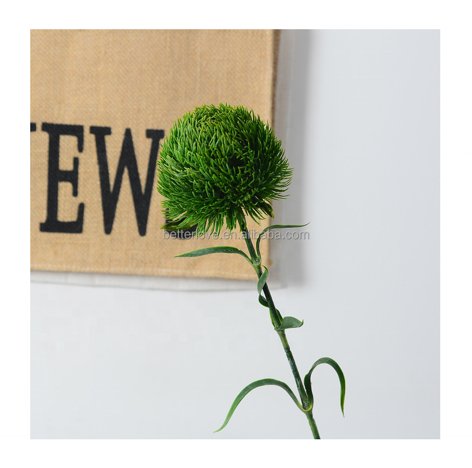 betterlove Artificial plants and flowers decor green artificial real touch dandelion flowers decoration