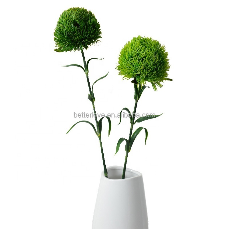 betterlove Artificial plants and flowers decor green artificial real touch dandelion flowers decoration