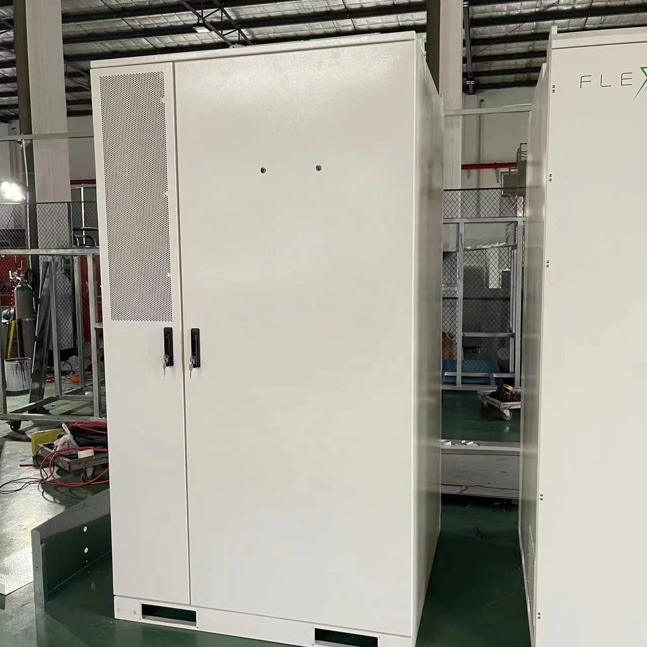 Outdoor Waterproof power supply equipment cabinet with air condition cooling battery cabinet Lithium-Ion Battery Cabinet