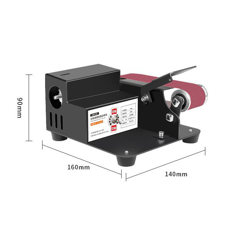 BO-795 Micro abrasive belt machine mini belt sander machine