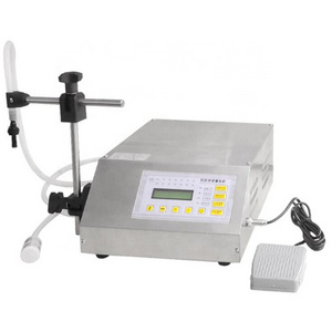 Energy saving semi auto cosmetic liquid filling machine with cheap price