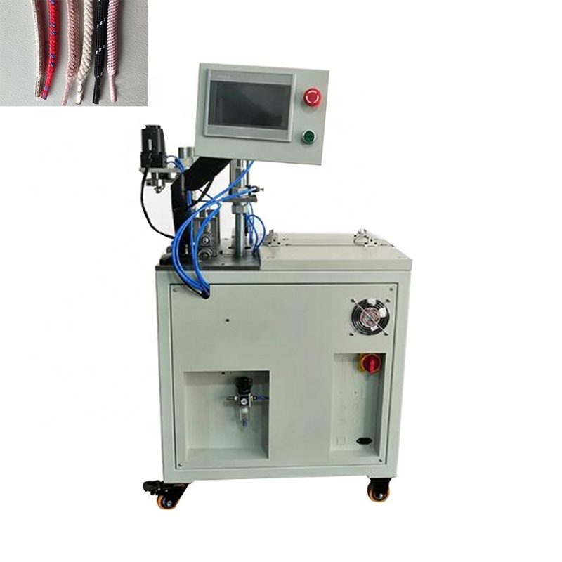 Best seller shoelace aglet tipping machine/bag rope shoelace tipping machine