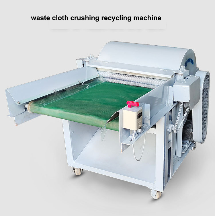 Cheap Price Waste Clothes Recycling Double Shaft Shredder / Cloth Leather Clothes Textile Fabric Shredder