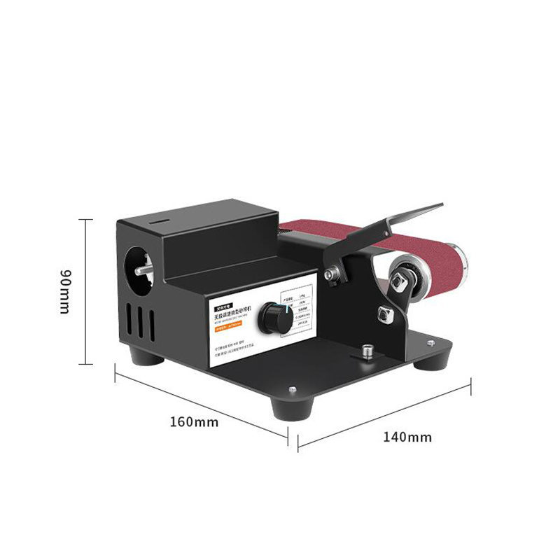 BO-795 Micro abrasive belt machine mini belt sander machine