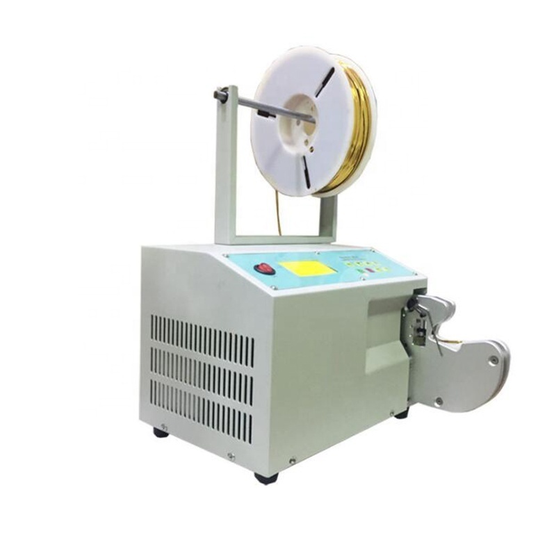 Automatic plastic food bag twist tie machine for supermarket