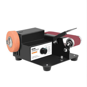 BO-795 Micro abrasive belt machine mini belt sander machine