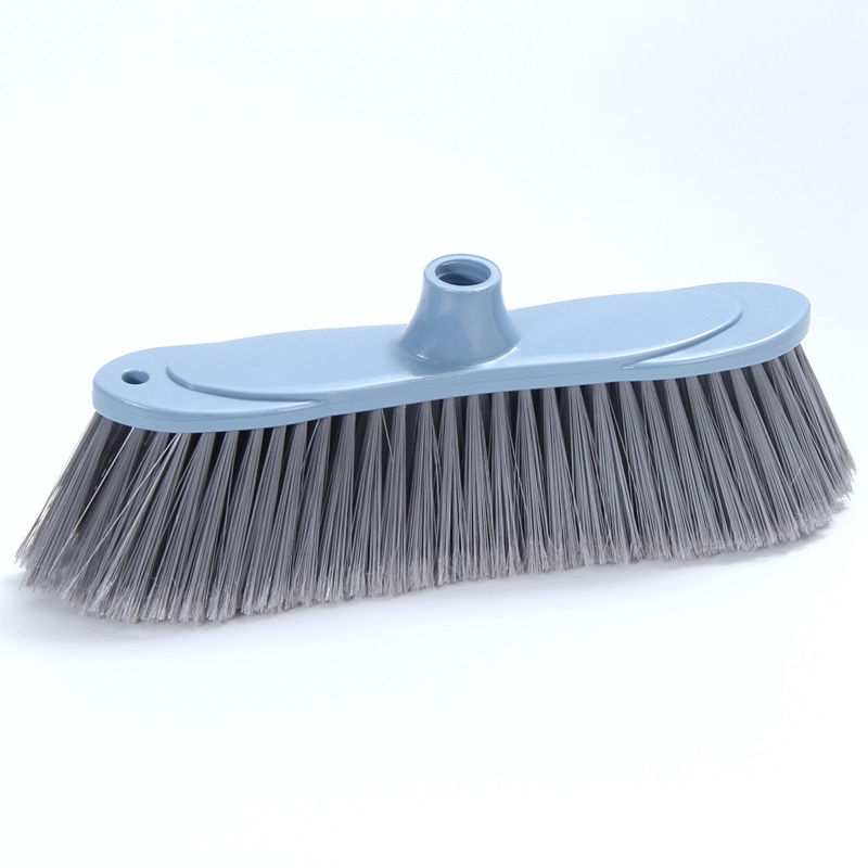 Heavy duty push broom with wooden handles cleaning tools eco friendly China broom metal sticks