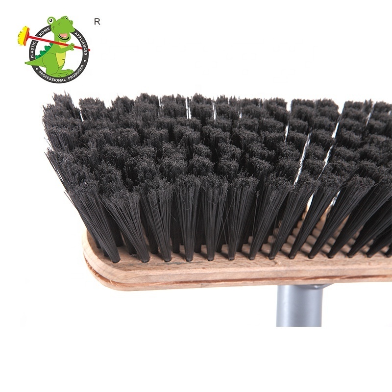 Plastic Broom Head with Feathered Bristles for Home Cleaning broom manufacturer