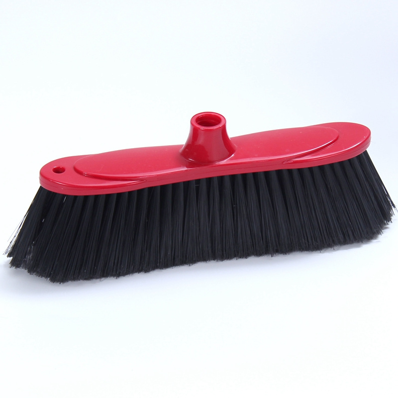 Heavy duty push broom with wooden handles cleaning tools eco friendly China broom metal sticks