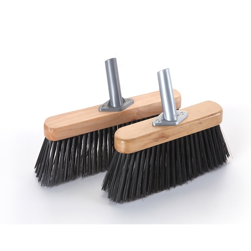 Plastic Broom Head with Feathered Bristles for Home Cleaning broom manufacturer