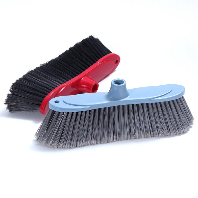 Heavy duty push broom with wooden handles cleaning tools eco friendly China broom metal sticks