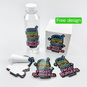 custom bulk printing Adhesive packaging labels set design individual Sheet pvc vinyl waterproof die cut stickers