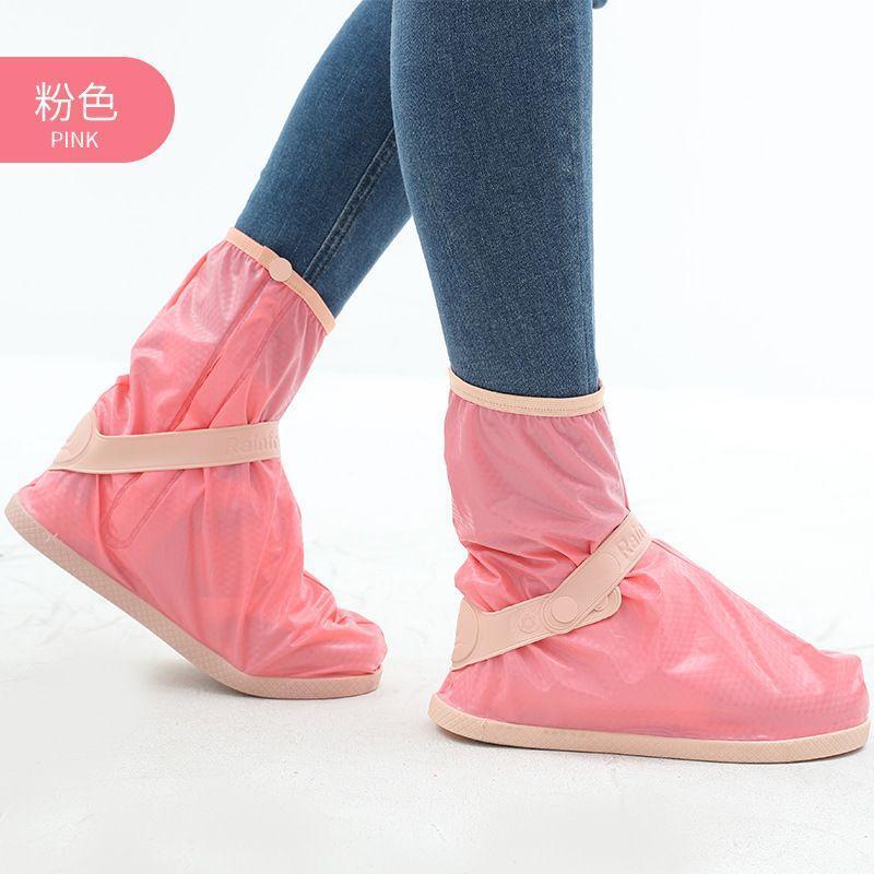 Wholesale 2024 new waterproof shoe cover outdoor men and women non-slip soft sole waterproof shoe cover