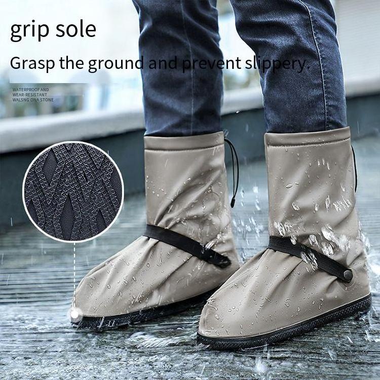 Rain shoe cover wholesale PVC outdoor travel high shoe cover silicone waterproof boot cover