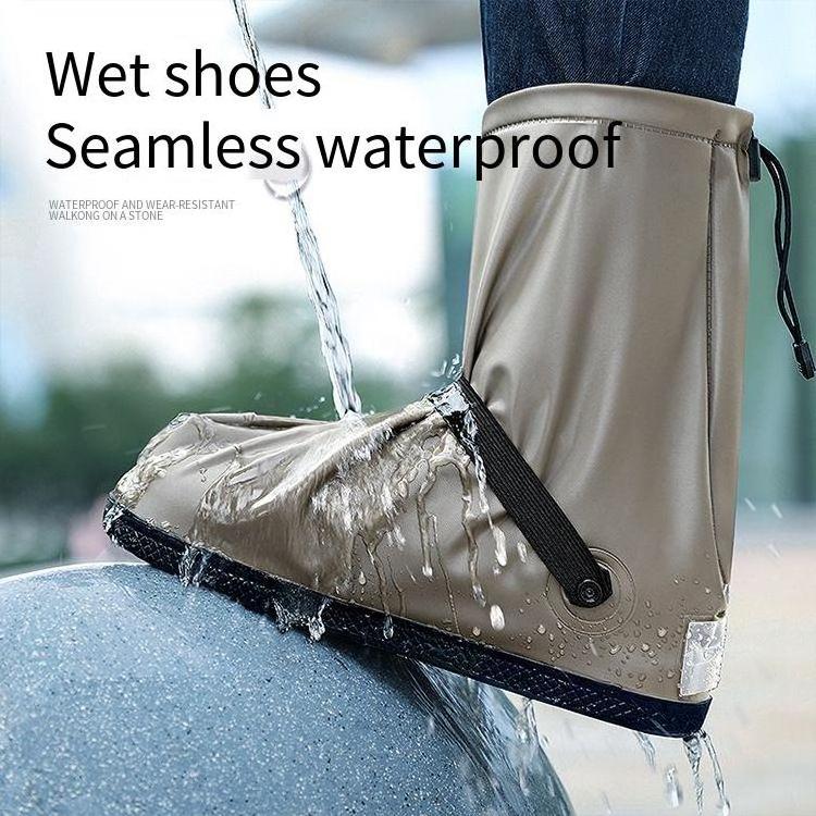 Rain shoe cover wholesale PVC outdoor travel high shoe cover silicone waterproof boot cover