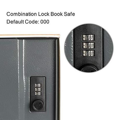 Firm Simulation Custom Book Safe Strong Secret Book Safe Box With Combination Lock For Jewelry Money Safe Books