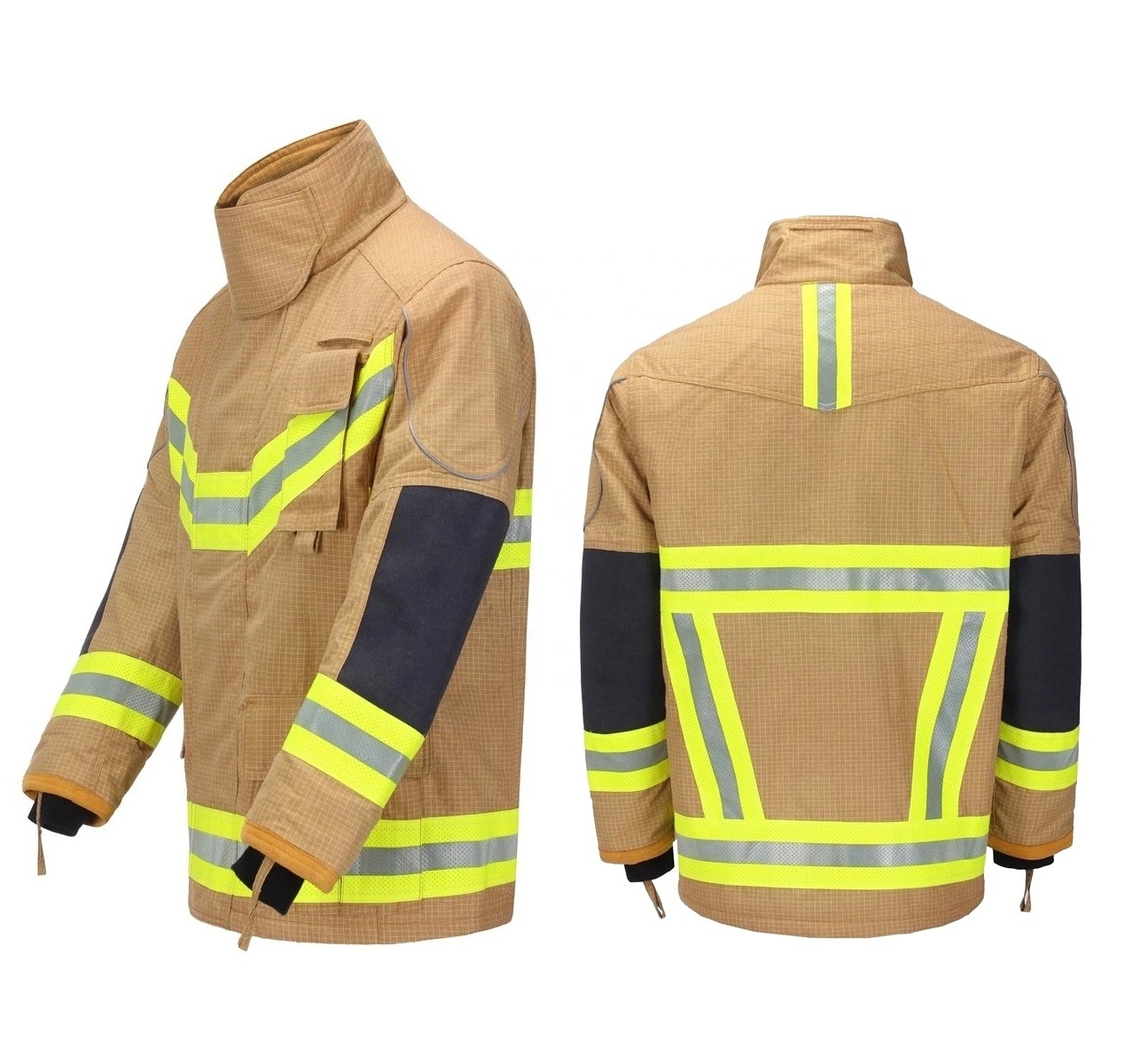 Flame retardant structural firefighter clothing FR fire fighting jackets