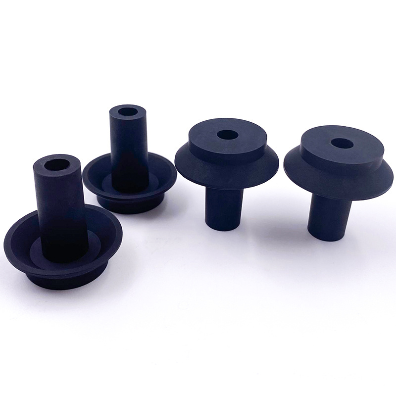 Outdoor Silicone Mushroom Grommet/Cap Seal With Through Hole Feed-Thru Wire Bushings/Stops/Plugs For Cables