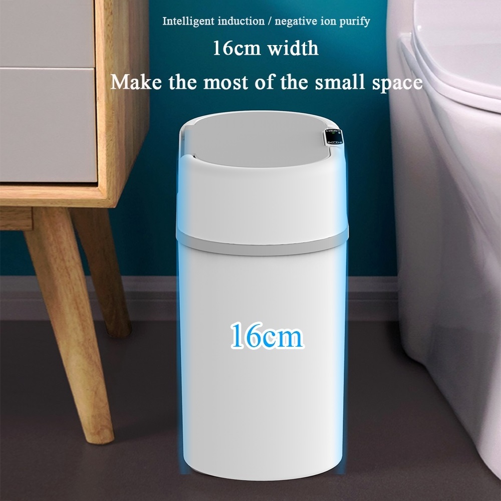 11L Automatic Dustbin Bathroom Bin Deodorizing Smart Trash Can