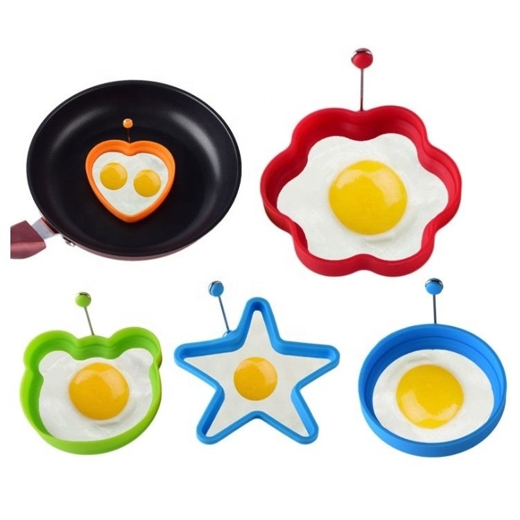 Food grade silicone egg fried ring pancake molds