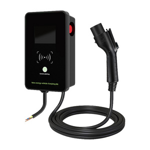 AC 22kW EV eharger cables with load balance chargers solar/ V2g CE approved electric car charging stations