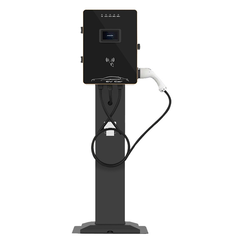 Hot sale14kw 22kw 44kw business ac dual plug2 cable 32a car ev charger with ocpp wifi,RFID card