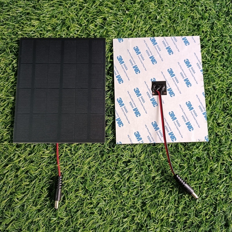 Small Solar Panel Manufacturers In China Photovoltaic Panels Plug and Play DC Mini Solar Cell 6volt 3 watt Panel with Plug 3w 6v