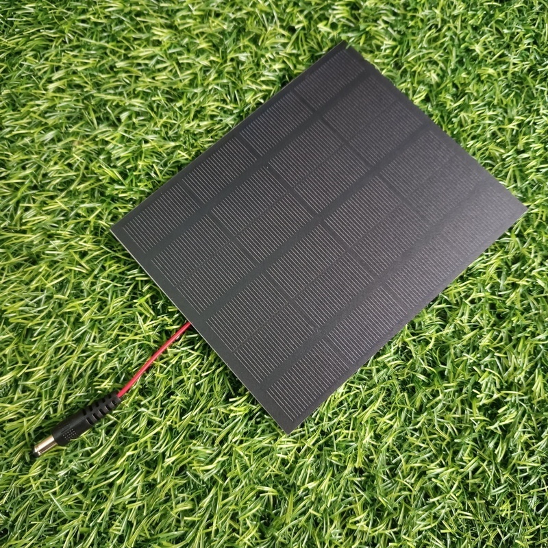 Small Solar Panel Manufacturers In China Photovoltaic Panels Plug and Play DC Mini Solar Cell 6volt 3 watt Panel with Plug 3w 6v