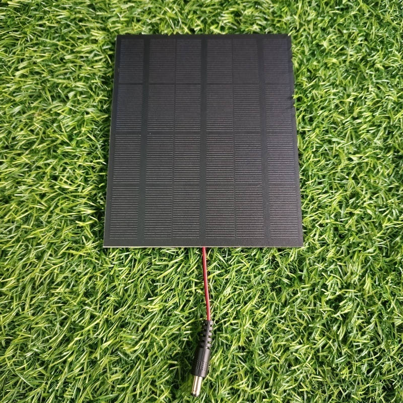 Small Solar Panel Manufacturers In China Photovoltaic Panels Plug and Play DC Mini Solar Cell 6volt 3 watt Panel with Plug 3w 6v