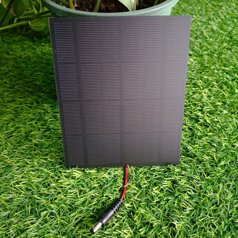 Small Solar Panel Manufacturers In China Photovoltaic Panels Plug and Play DC Mini Solar Cell 6volt 3 watt Panel with Plug 3w 6v