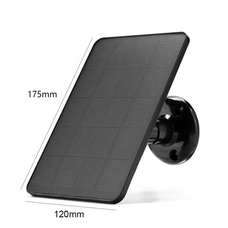 Security Camera Ring Solar Panel Charger 4w 5v Solar Panel with 3m Charging Cable USB For Output Super Fast Charging