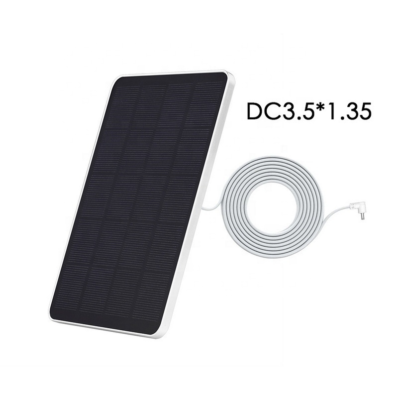 4w 5v Solar Panel with 3m Charging Cable USB For Output Super Fast Charging Security Camera Ring Solar Panel Charger