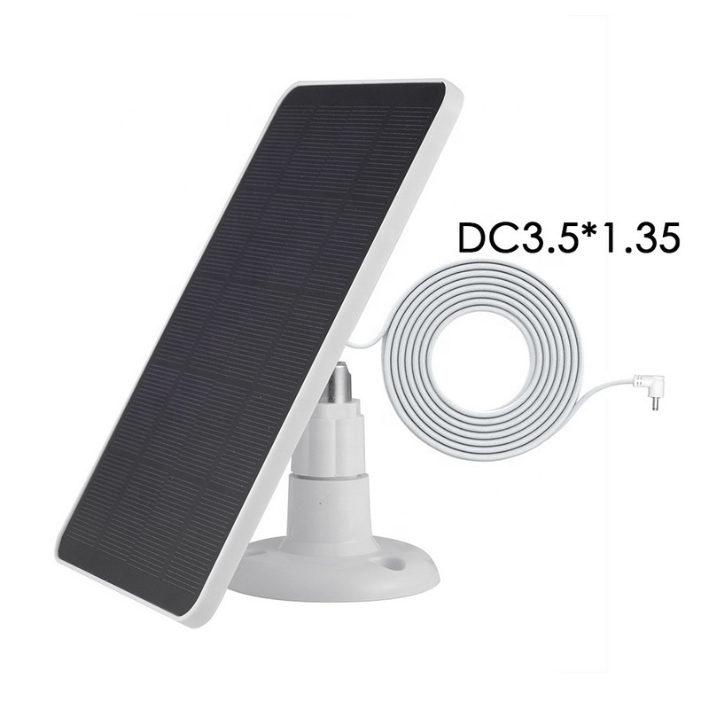 4w 5v Solar Panel with 3m Charging Cable USB For Output Super Fast Charging Security Camera Ring Solar Panel Charger