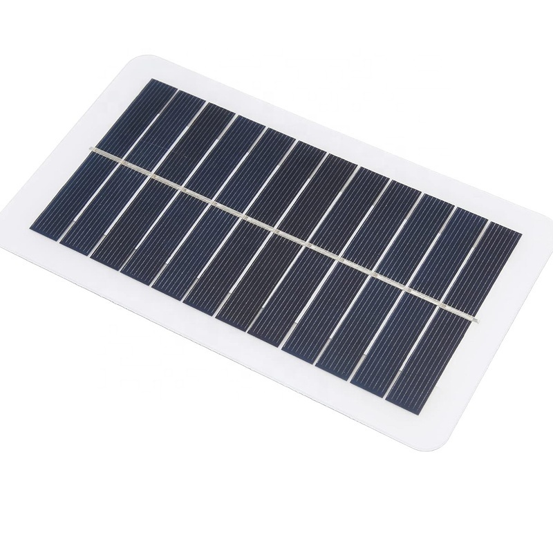 Small 5v usb Charger Mini Portable Solar Monocrystalline PV Solar Panels 6v 2w 5 Volt Solar Panel Micro USB Solar Charger Panels