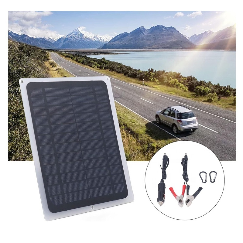 10 watt Portable PV Charger Small DC Output Mini Panneau Solaire 250x210 mm pet Monocrystalline Silicon Solar Panel 12v 10w